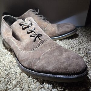 Donald J Pliner Embe Suede Cap Toe Shoes